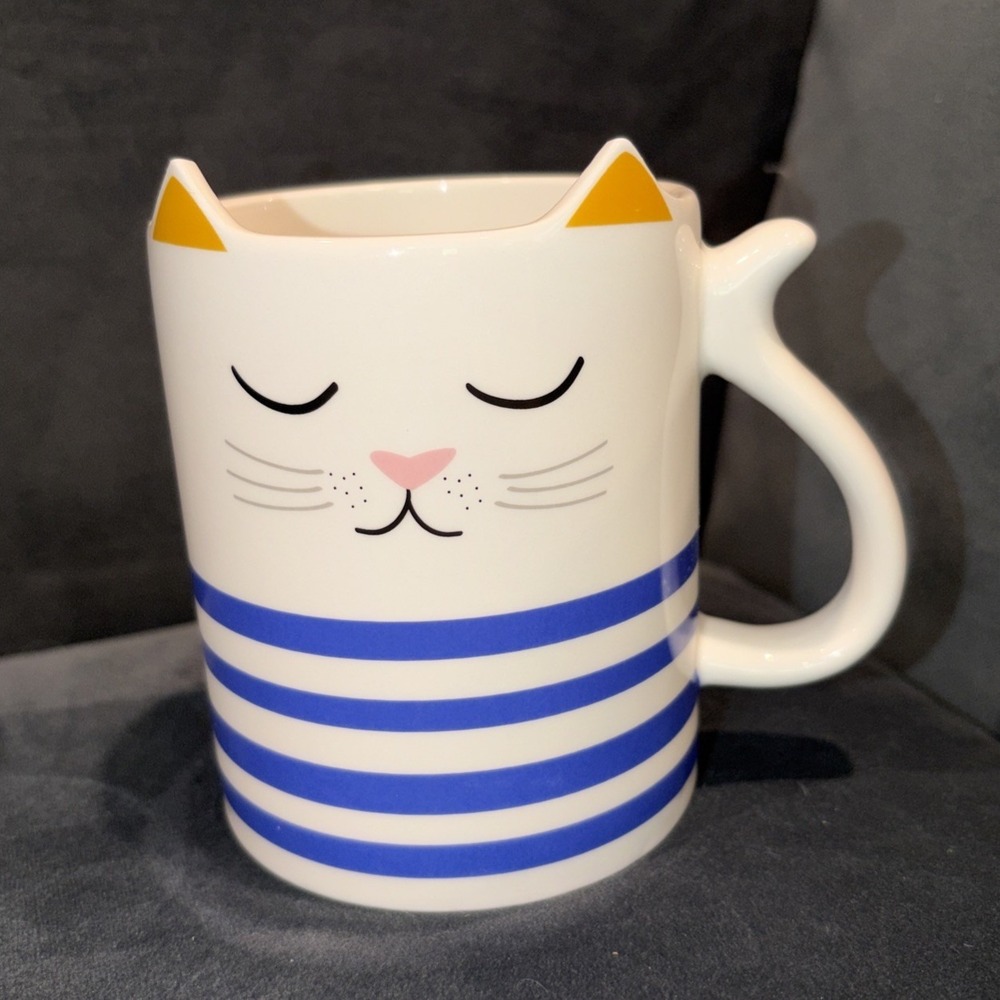 Parker Lane Coffee Mug Cat With Ears 16 Oz Cat Lovers By Target Adorable Cup c90